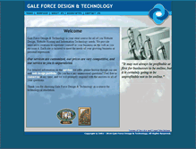 Tablet Screenshot of galeforcedesign.com